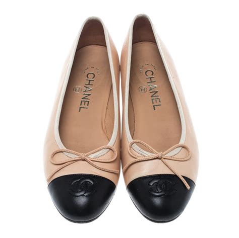 two tone ballet flats chanel|are chanel ballet flats comfortable.